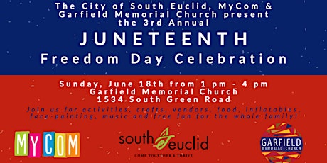 Hauptbild für Juneteenth Celebration in South Euclid, Ohio