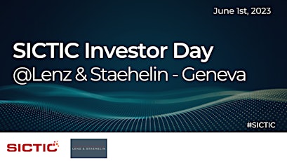 111th SICTIC Investor Day @ Geneva