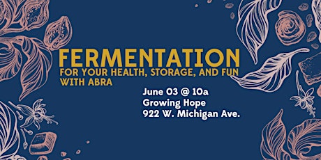 Fermentation for your Health, Storage, and Fun primary image