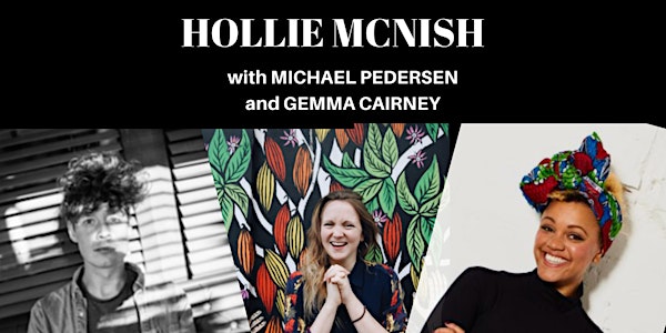 Hollie McNish with Michael Pedersen and Gemma Cairney in Paris