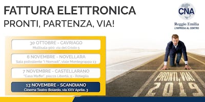 Fattura elettronica: 4 incontri di approfondimento - Scandiano Fattura elettronica: 4 incontri di approfondimento - Scandiano