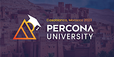Imagem principal de Percona University Morocco 2023