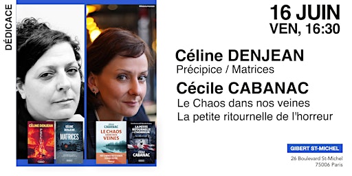 Image principale de GIBERT dédicace : Cécile Cabanac et Céline Denjean