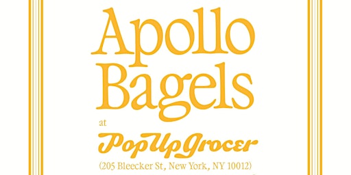 Imagen principal de Apollo Bagels at Pop Up Grocer