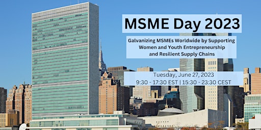 Imagem principal de Micro, Small and Medium Sized Enterprises (MSMEs) Day 2023