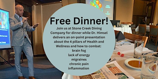 FREE Dinner with the Doc at Stone Creek Dining Company primary image