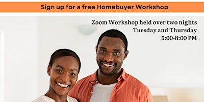 Southeast CDC  ZOOM Homebuyer Workshop May 21 & 23, 2024  - 5PM-8PM primary image