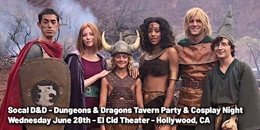 Socal Dungeons & Dragons - Tavern Party & Cosplay Night primary image