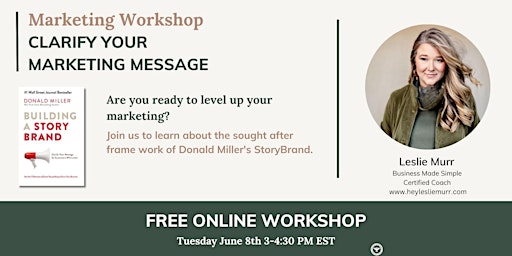 Clarify Your Marketing Message - Marketing Workshop primary image