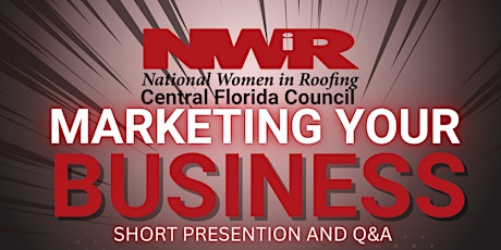 NWiR Central Florida Council - Marketing Your Business
