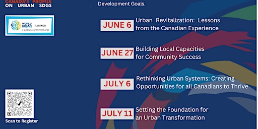 Image principale de 100+ Canada's Profile on Urban SDGs Event Series