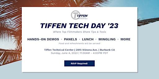 Imagen principal de Tiffen Tech Day