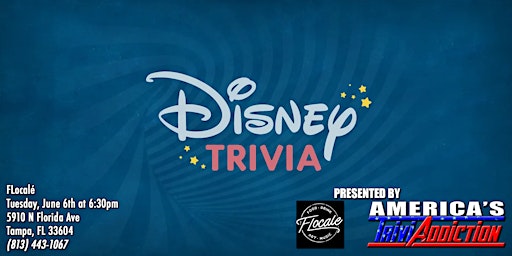 Disney Themed Trivia - ONE TICKET PER ATTENDEE primary image