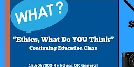 Ethics, What do you think? Realtor CE class primary image