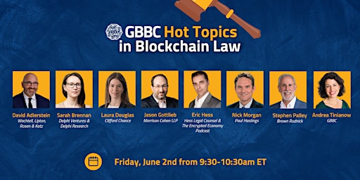 Hot Topics in Blockchain Law - June Edition primary image