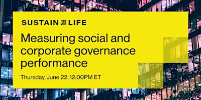 Measuring social and corporate governance performance primary image