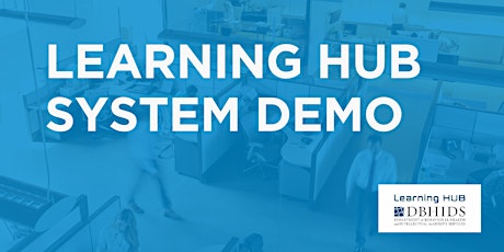 DBHIDS Learning Hub System Demo (CBH) primary image