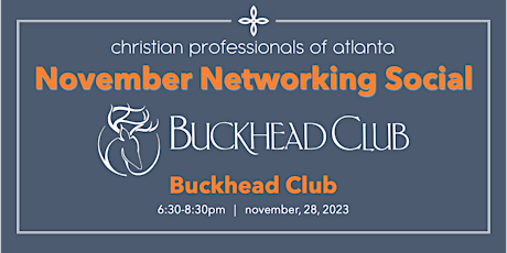 Christian Professionals of Atlanta November Social