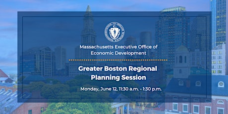 Greater Boston Regional Economic Development Planning Session
