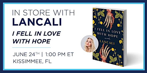 Lancali "I Fell in Love with Hope" In-Store Book Signing primary image