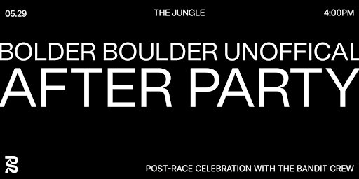 Bandit x Bolder Boulder Unofficial Afterparty primary image