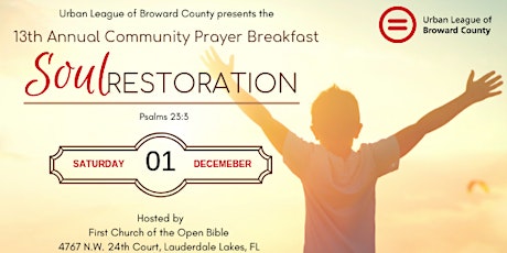 13th Annual Community Prayer Breakfast | Soul Restoration primary image