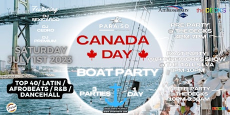 Canada Day  Boat Party (19+)