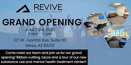 Revive Recovery Center Grand Opening
