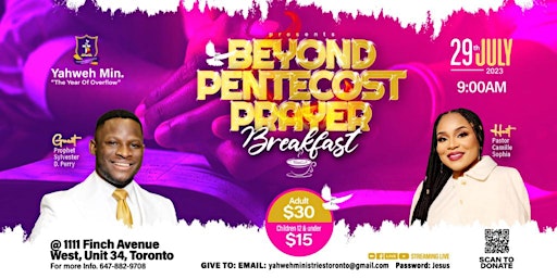 Beyond Pentecost Prayer Breakfast primary image