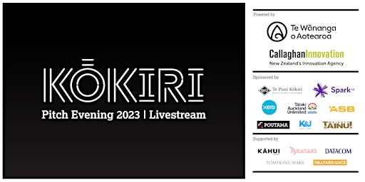 Kōkiri 2023 Pitch Evening | Livestream primary image