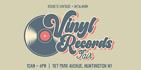 Vinyl Record Multi Vendor Outdoor Market Hosted by Rosie's Vintage