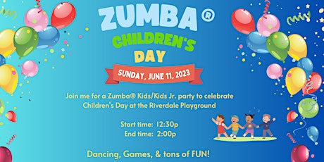Zumba Kids/Kids Jr. Dance Party celebrating Children’s Day 2023
