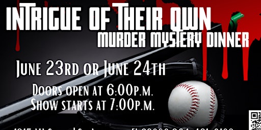 Murder Mystery Dinner - Intrigue of their Own (FRIDAY) primary image