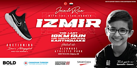 Join & Run With Izmir Kassam - Last 10KM Run for Turkiye & Syria Earthquake