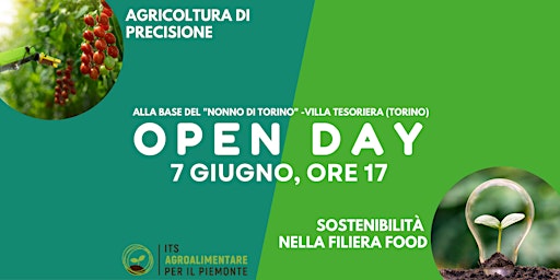 Open Day - Corso di Sostenibilità Food e Agricoltura di Precisione primary image
