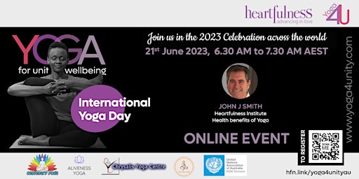 [Online] International Yoga Day 2023 - June 21st (06.30 AM to 07.30 AM) primary image