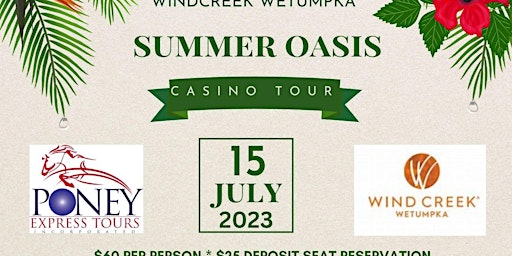 Summer Oasis Casino Bus Tour primary image