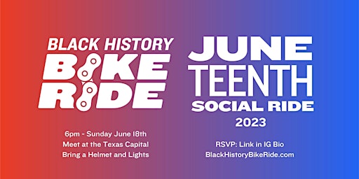 Juneteenth Social Ride 2023 primary image