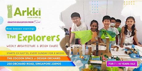 (New Season!) Arkki Weekly Architecture & Design for 7-10 y.o.