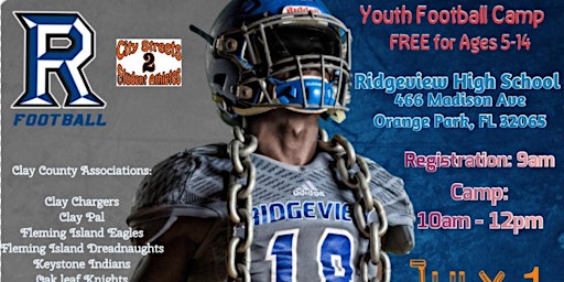 Ridgeview High School Youth Football Camp primary image