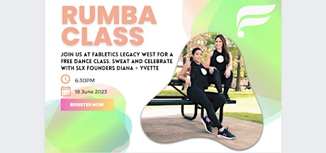RUMBA - Free Dance Class at Fabletics by SLX Dance. Sweat. Celebrate!