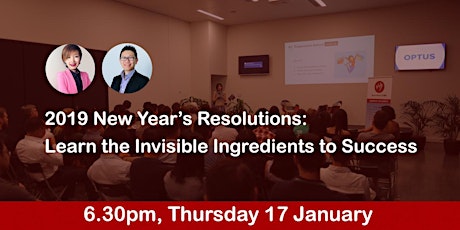 2019 New Year's Resolutions: Learn the Invisible Ingredients to Success primary image