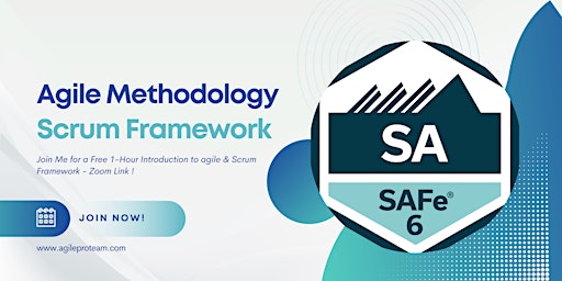 Agile Methodology and Scrum Framework 1hour Training primary image