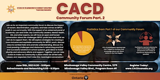 CACD Community Forum Part 2 primary image