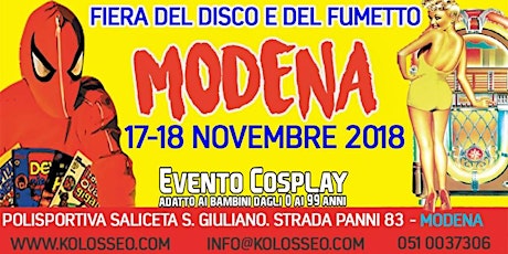 Immagine principale di Fiera del disco e del fumetto di Modena 17-18 Novembre 2018 
