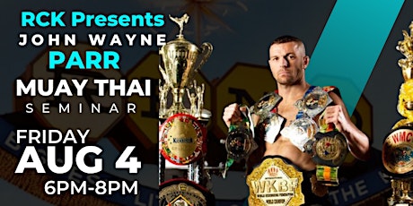 John Wayne Parr Muay Thai Seminar at Reno City Kickboxing