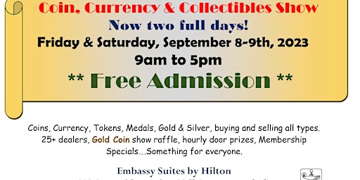Midlands Coin Club Fall Coin Show primary image