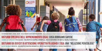 I DISTURBI SPECIFICI DELL'APPRENDIMENTO - MESTIERE GENITORI 2018/2019 I DISTURBI SPECIFICI DELL'APPRENDIMENTO - MESTIERE GENITORI 2018/2019