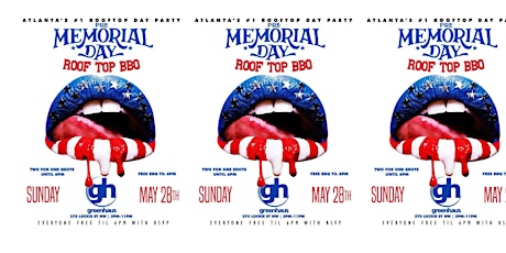 Memorial Day Weekend Cookout at Greenhaus primary image