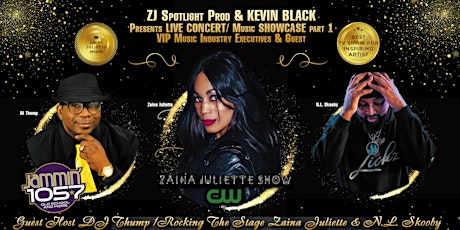 LIVE TV Taping & Concert Presentation with MUSIC INDUSTRY VIP Executives